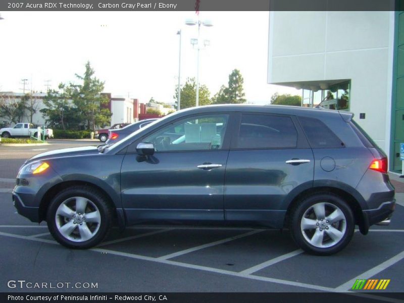 Carbon Gray Pearl / Ebony 2007 Acura RDX Technology