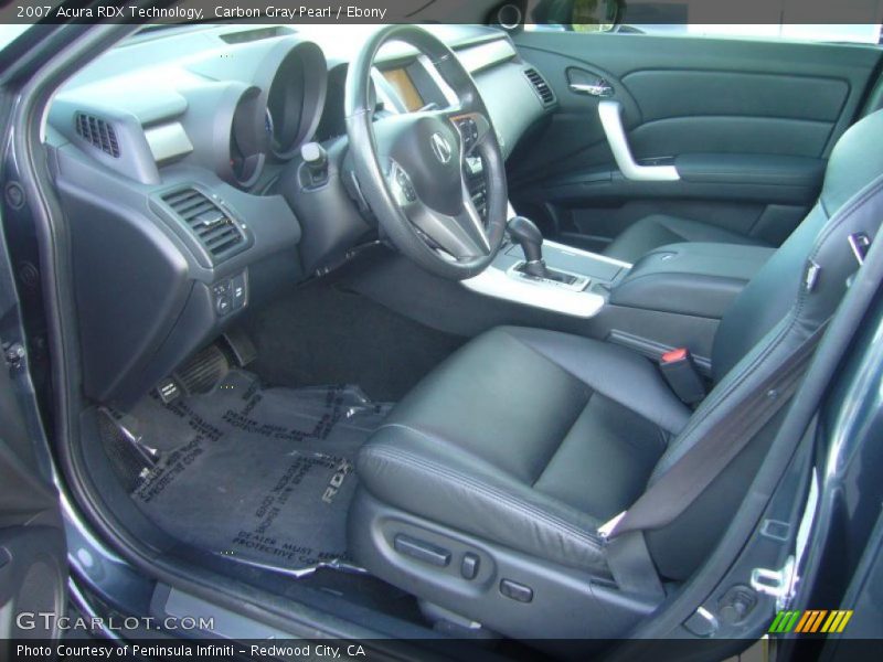 Carbon Gray Pearl / Ebony 2007 Acura RDX Technology