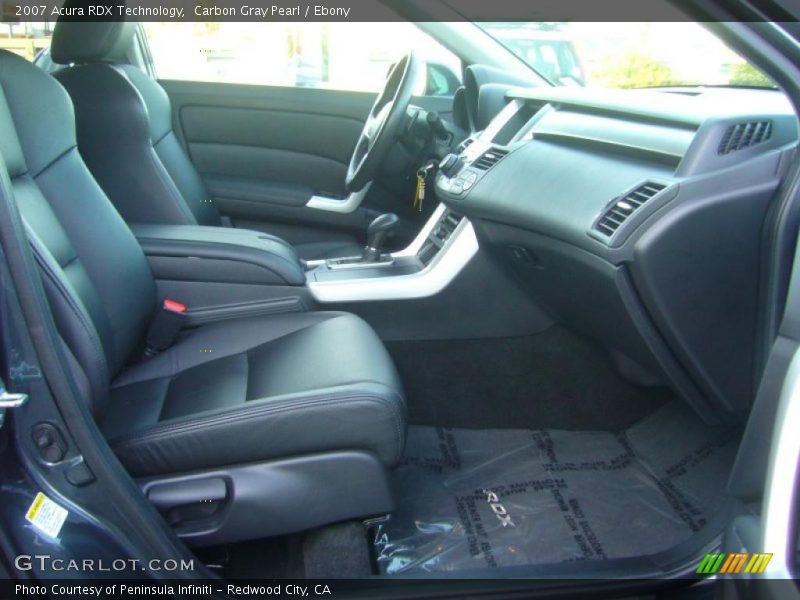 Carbon Gray Pearl / Ebony 2007 Acura RDX Technology