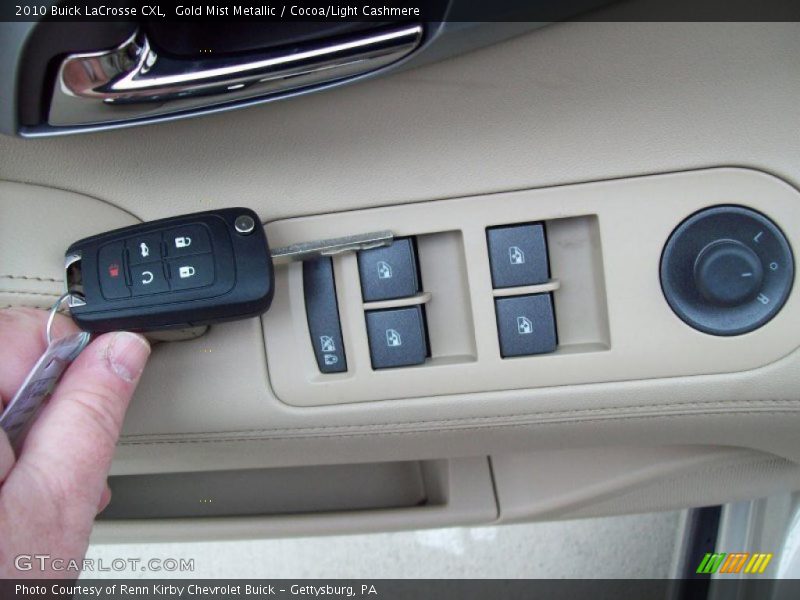 Gold Mist Metallic / Cocoa/Light Cashmere 2010 Buick LaCrosse CXL