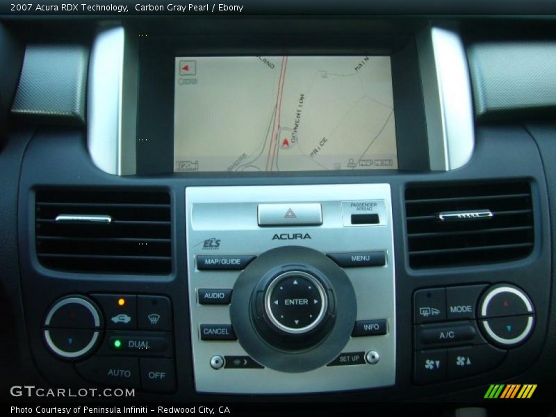 Carbon Gray Pearl / Ebony 2007 Acura RDX Technology
