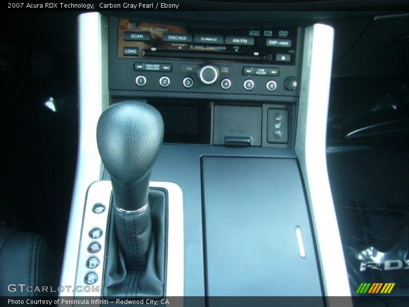 Carbon Gray Pearl / Ebony 2007 Acura RDX Technology
