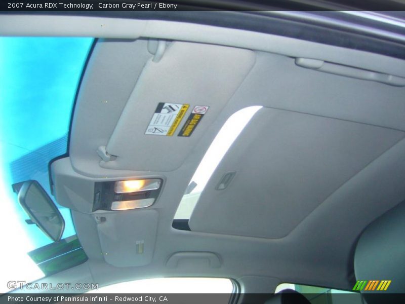 Carbon Gray Pearl / Ebony 2007 Acura RDX Technology