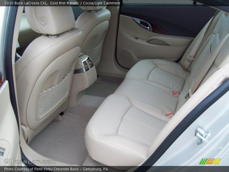 Gold Mist Metallic / Cocoa/Light Cashmere 2010 Buick LaCrosse CXL