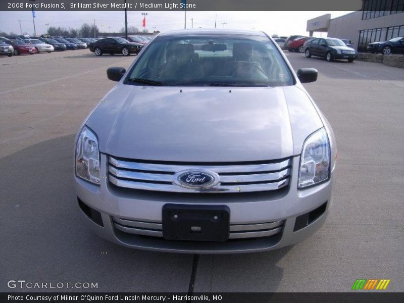 Brilliant Silver Metallic / Medium Light Stone 2008 Ford Fusion S