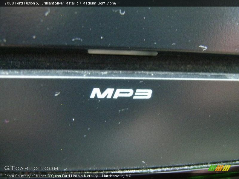 Brilliant Silver Metallic / Medium Light Stone 2008 Ford Fusion S