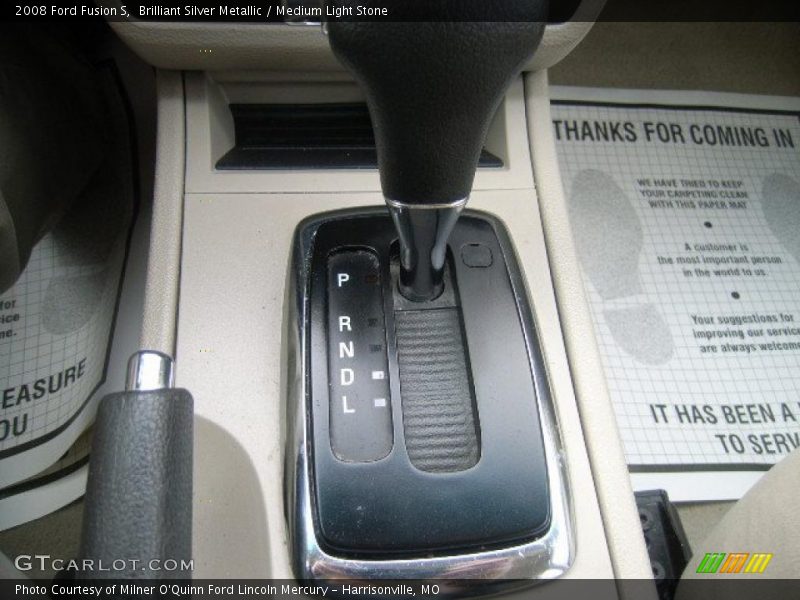 Brilliant Silver Metallic / Medium Light Stone 2008 Ford Fusion S