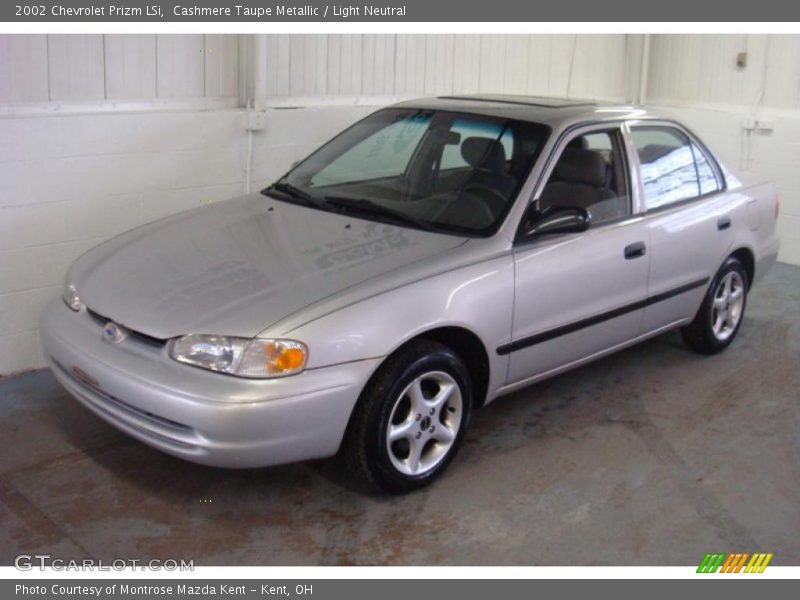 Cashmere Taupe Metallic / Light Neutral 2002 Chevrolet Prizm LSi