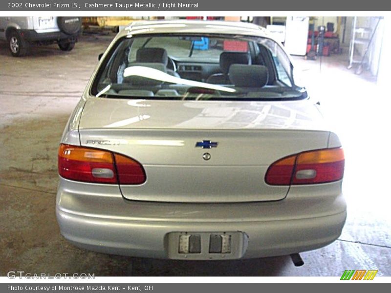 Cashmere Taupe Metallic / Light Neutral 2002 Chevrolet Prizm LSi