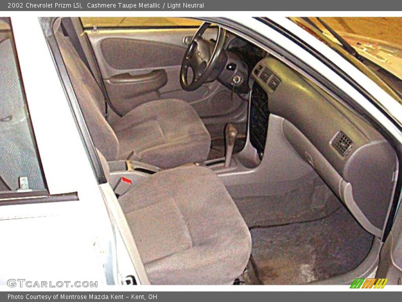 Cashmere Taupe Metallic / Light Neutral 2002 Chevrolet Prizm LSi