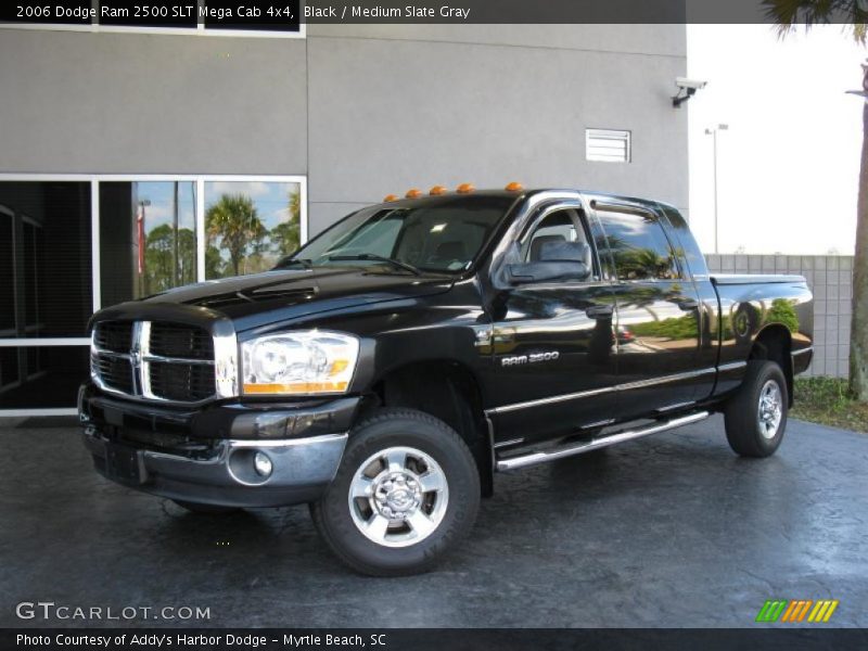 Black / Medium Slate Gray 2006 Dodge Ram 2500 SLT Mega Cab 4x4