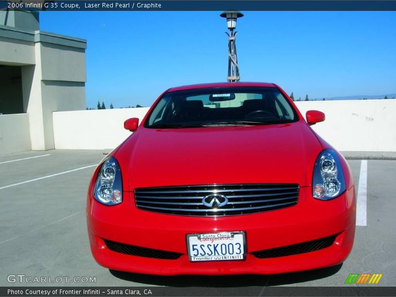 Laser Red Pearl / Graphite 2006 Infiniti G 35 Coupe