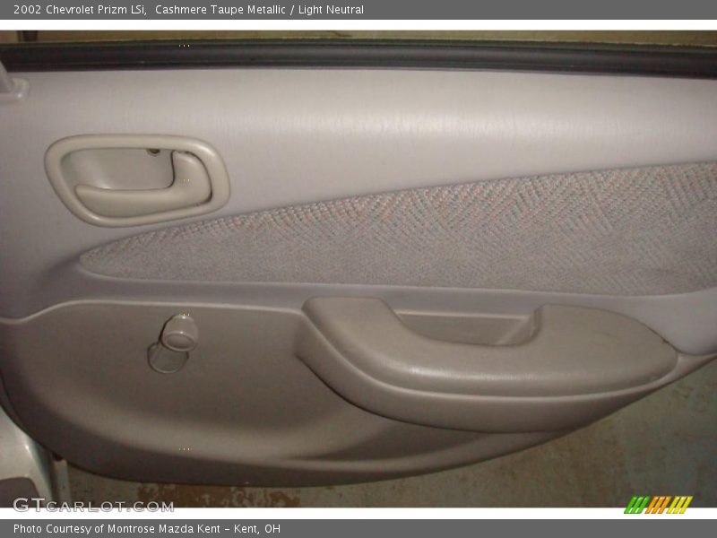 Cashmere Taupe Metallic / Light Neutral 2002 Chevrolet Prizm LSi