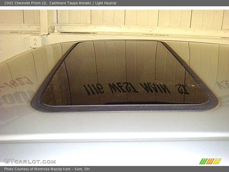 Cashmere Taupe Metallic / Light Neutral 2002 Chevrolet Prizm LSi