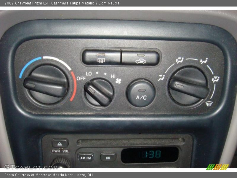 Cashmere Taupe Metallic / Light Neutral 2002 Chevrolet Prizm LSi