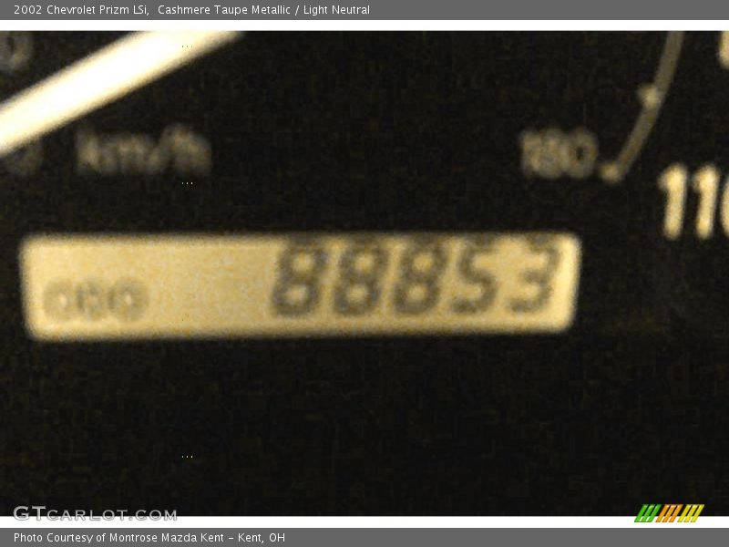 Cashmere Taupe Metallic / Light Neutral 2002 Chevrolet Prizm LSi