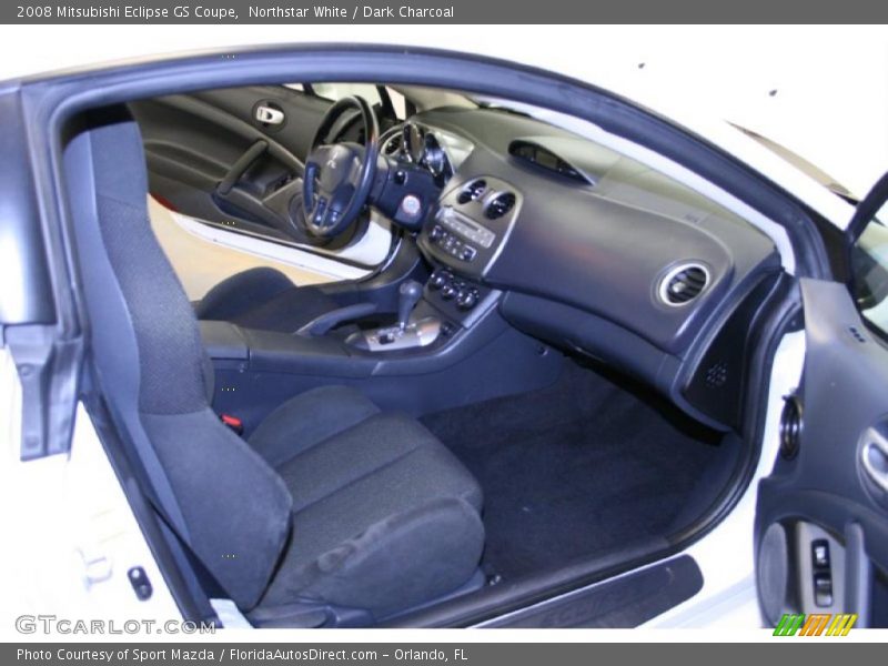 Northstar White / Dark Charcoal 2008 Mitsubishi Eclipse GS Coupe
