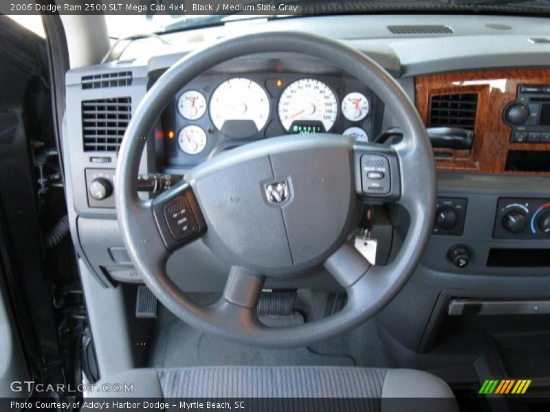 Black / Medium Slate Gray 2006 Dodge Ram 2500 SLT Mega Cab 4x4