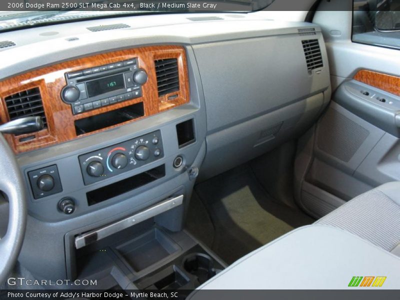 Black / Medium Slate Gray 2006 Dodge Ram 2500 SLT Mega Cab 4x4