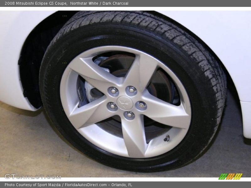 Northstar White / Dark Charcoal 2008 Mitsubishi Eclipse GS Coupe