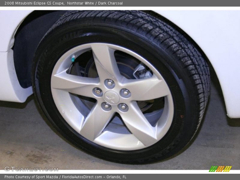 Northstar White / Dark Charcoal 2008 Mitsubishi Eclipse GS Coupe