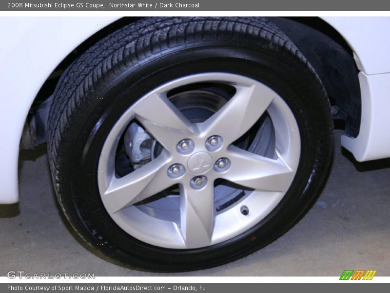 Northstar White / Dark Charcoal 2008 Mitsubishi Eclipse GS Coupe