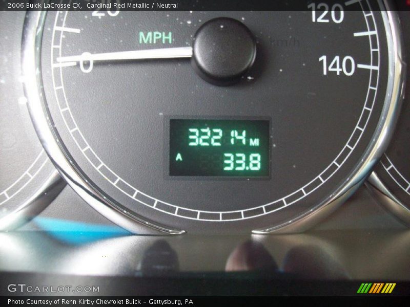 Cardinal Red Metallic / Neutral 2006 Buick LaCrosse CX