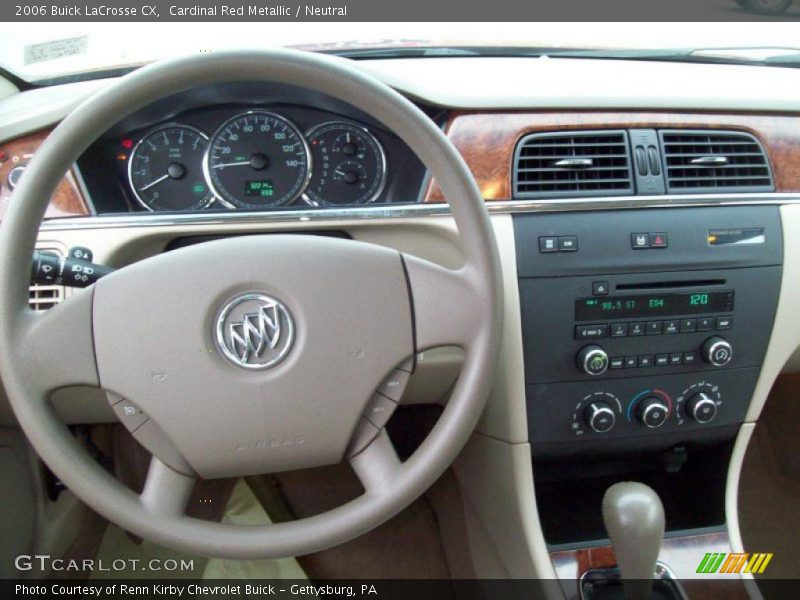 Cardinal Red Metallic / Neutral 2006 Buick LaCrosse CX