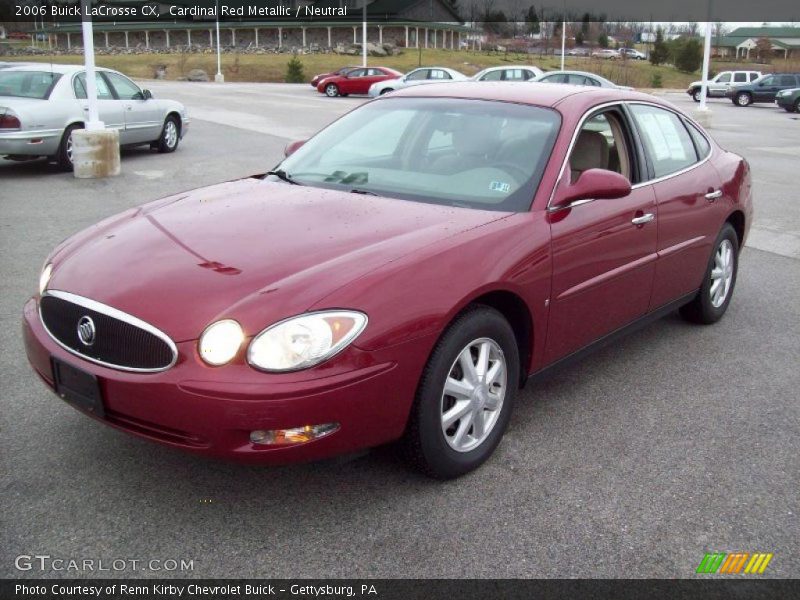 Cardinal Red Metallic / Neutral 2006 Buick LaCrosse CX