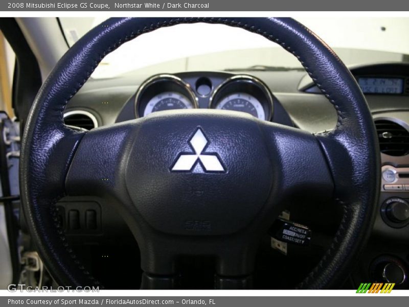 Northstar White / Dark Charcoal 2008 Mitsubishi Eclipse GS Coupe