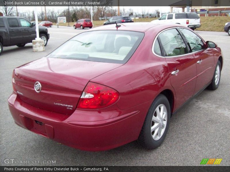 Cardinal Red Metallic / Neutral 2006 Buick LaCrosse CX