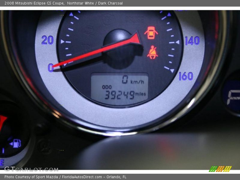 Northstar White / Dark Charcoal 2008 Mitsubishi Eclipse GS Coupe