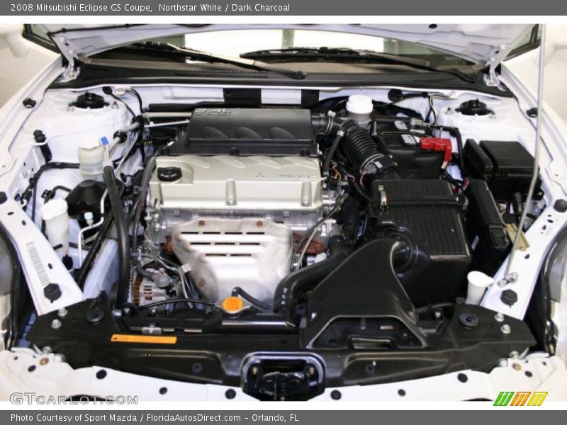 Northstar White / Dark Charcoal 2008 Mitsubishi Eclipse GS Coupe