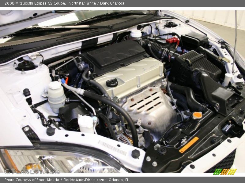 Northstar White / Dark Charcoal 2008 Mitsubishi Eclipse GS Coupe
