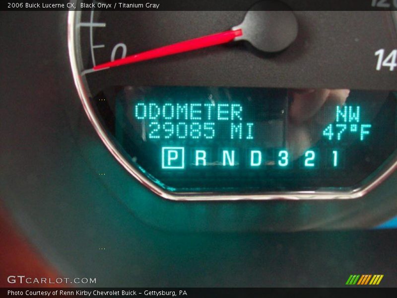 Black Onyx / Titanium Gray 2006 Buick Lucerne CX