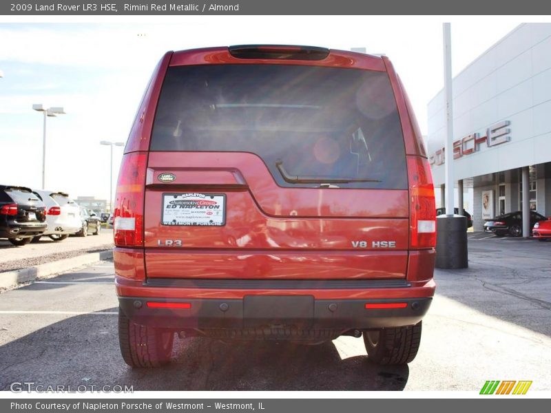 Rimini Red Metallic / Almond 2009 Land Rover LR3 HSE