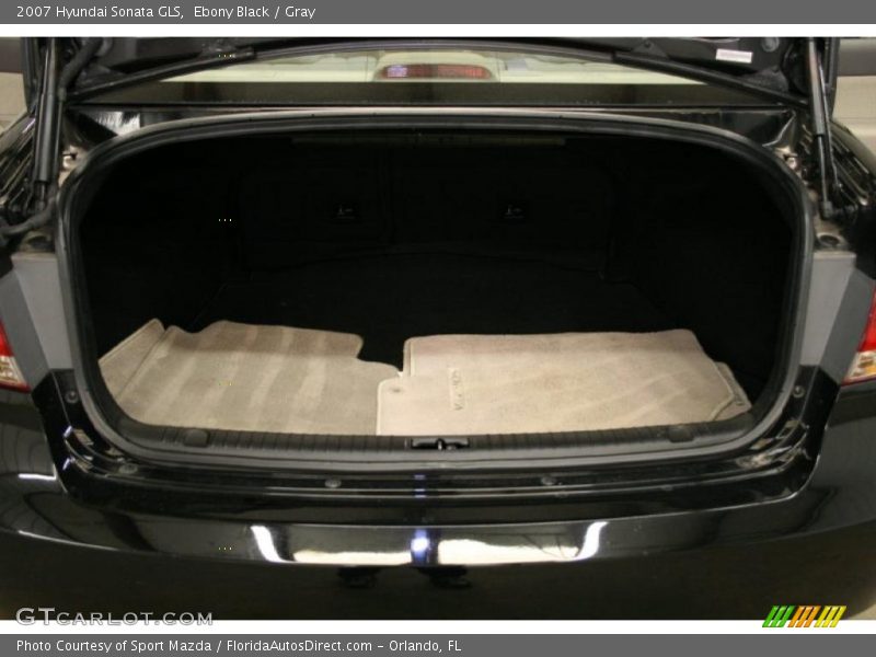 Ebony Black / Gray 2007 Hyundai Sonata GLS