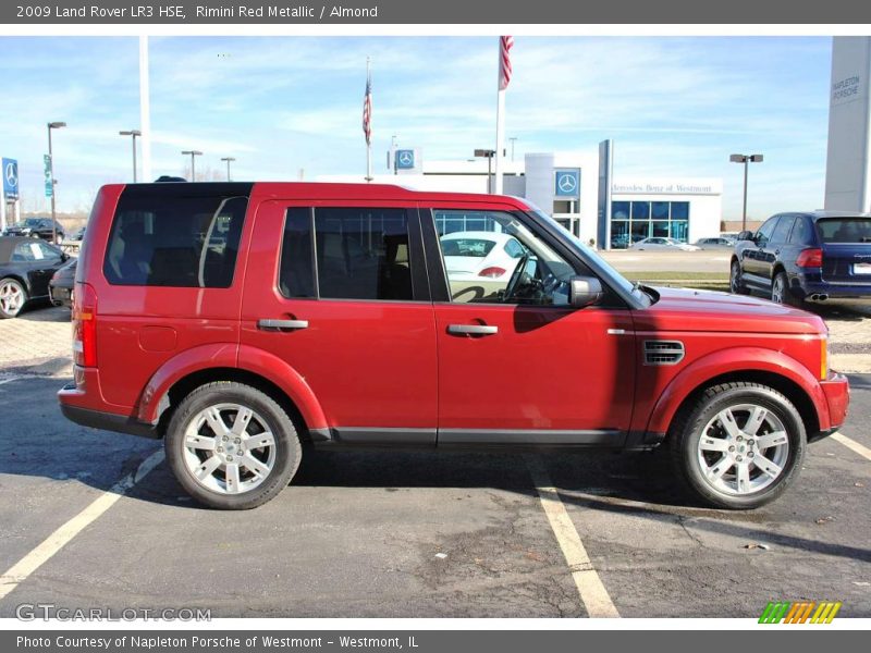 Rimini Red Metallic / Almond 2009 Land Rover LR3 HSE