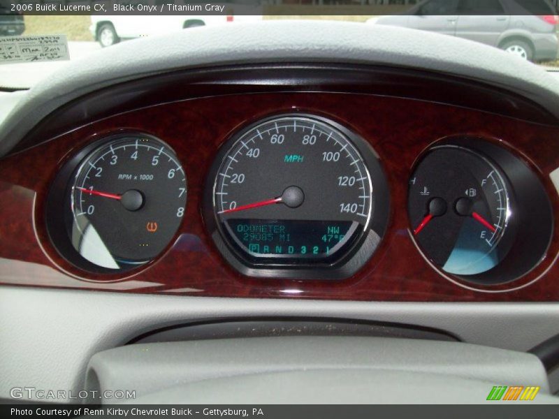 Black Onyx / Titanium Gray 2006 Buick Lucerne CX