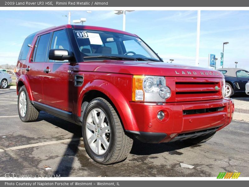 Rimini Red Metallic / Almond 2009 Land Rover LR3 HSE