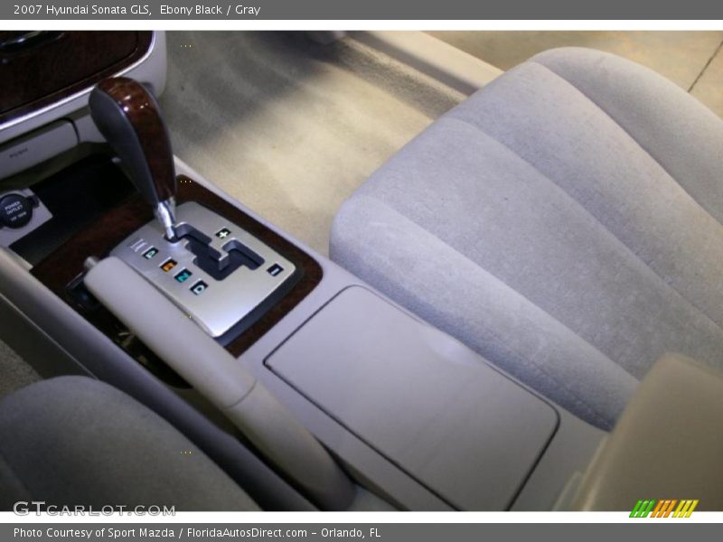 Ebony Black / Gray 2007 Hyundai Sonata GLS