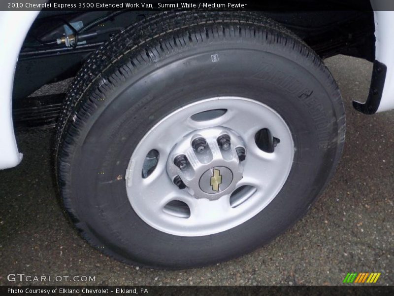 Summit White / Medium Pewter 2010 Chevrolet Express 3500 Extended Work Van