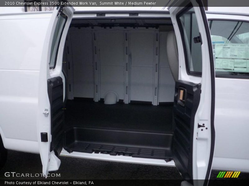 Summit White / Medium Pewter 2010 Chevrolet Express 3500 Extended Work Van