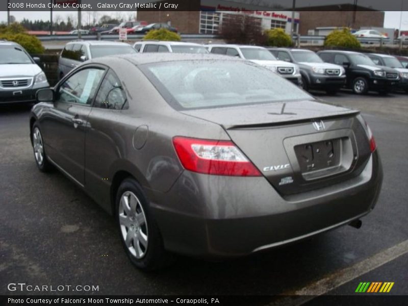 Galaxy Gray Metallic / Gray 2008 Honda Civic LX Coupe