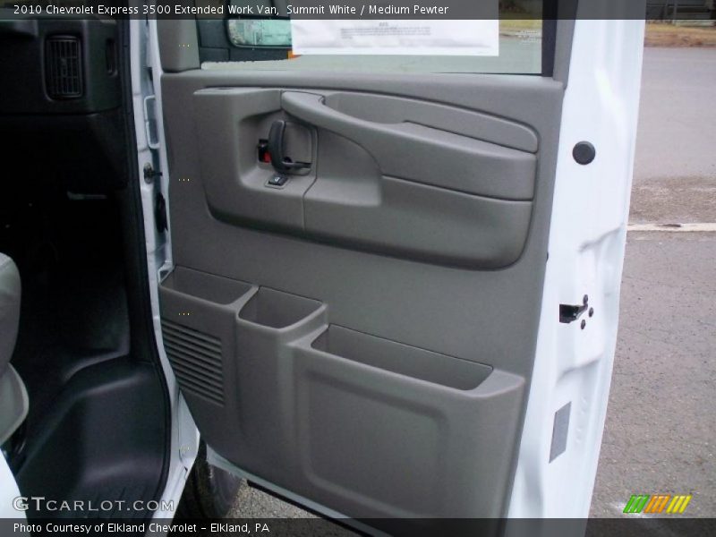 Summit White / Medium Pewter 2010 Chevrolet Express 3500 Extended Work Van