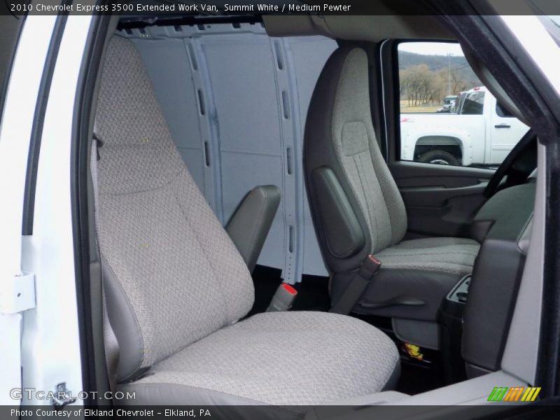 Summit White / Medium Pewter 2010 Chevrolet Express 3500 Extended Work Van