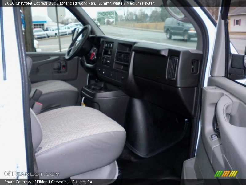 Summit White / Medium Pewter 2010 Chevrolet Express 3500 Extended Work Van