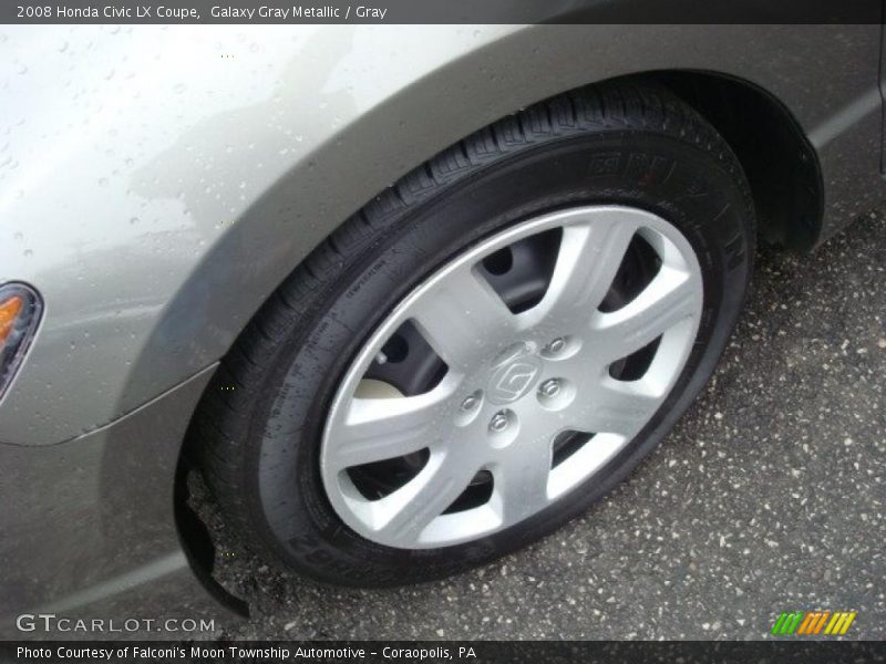 Galaxy Gray Metallic / Gray 2008 Honda Civic LX Coupe