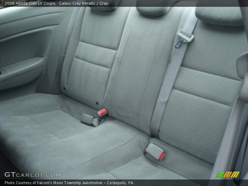 Galaxy Gray Metallic / Gray 2008 Honda Civic LX Coupe