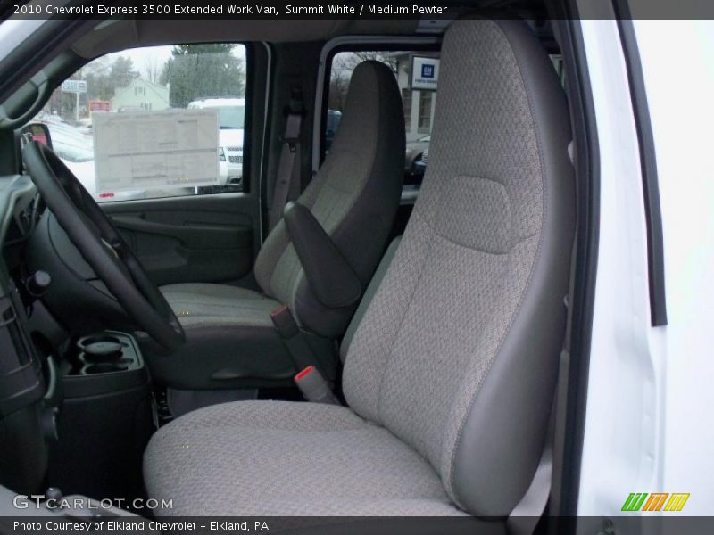 Summit White / Medium Pewter 2010 Chevrolet Express 3500 Extended Work Van